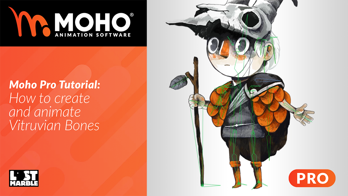 Moho Pro Tutorial: How to create and animate Vitruvian Bones