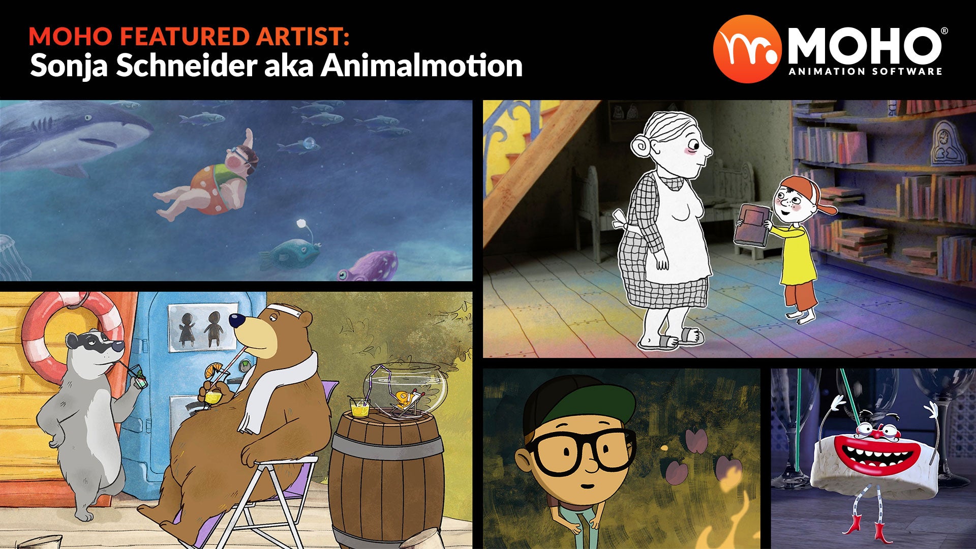 Moho Featured Artist: Sonja Schneider aka Animalmotion