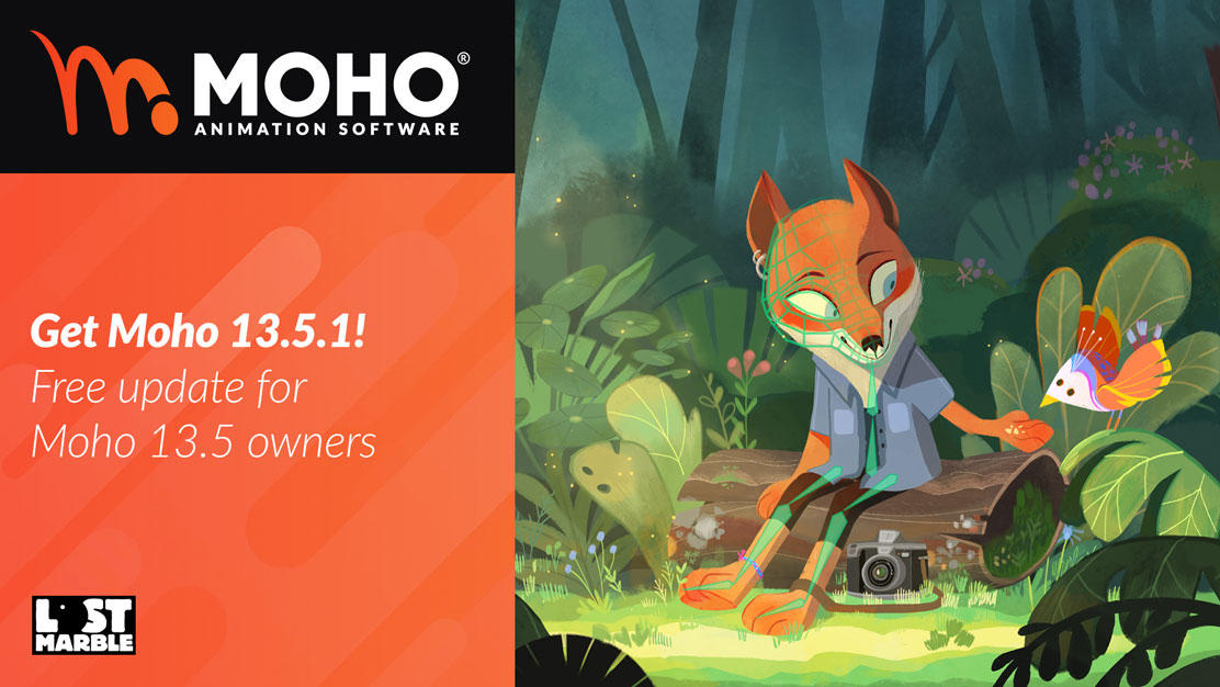 Get Moho 13.5.1! Free update for Moho 13.5 owners