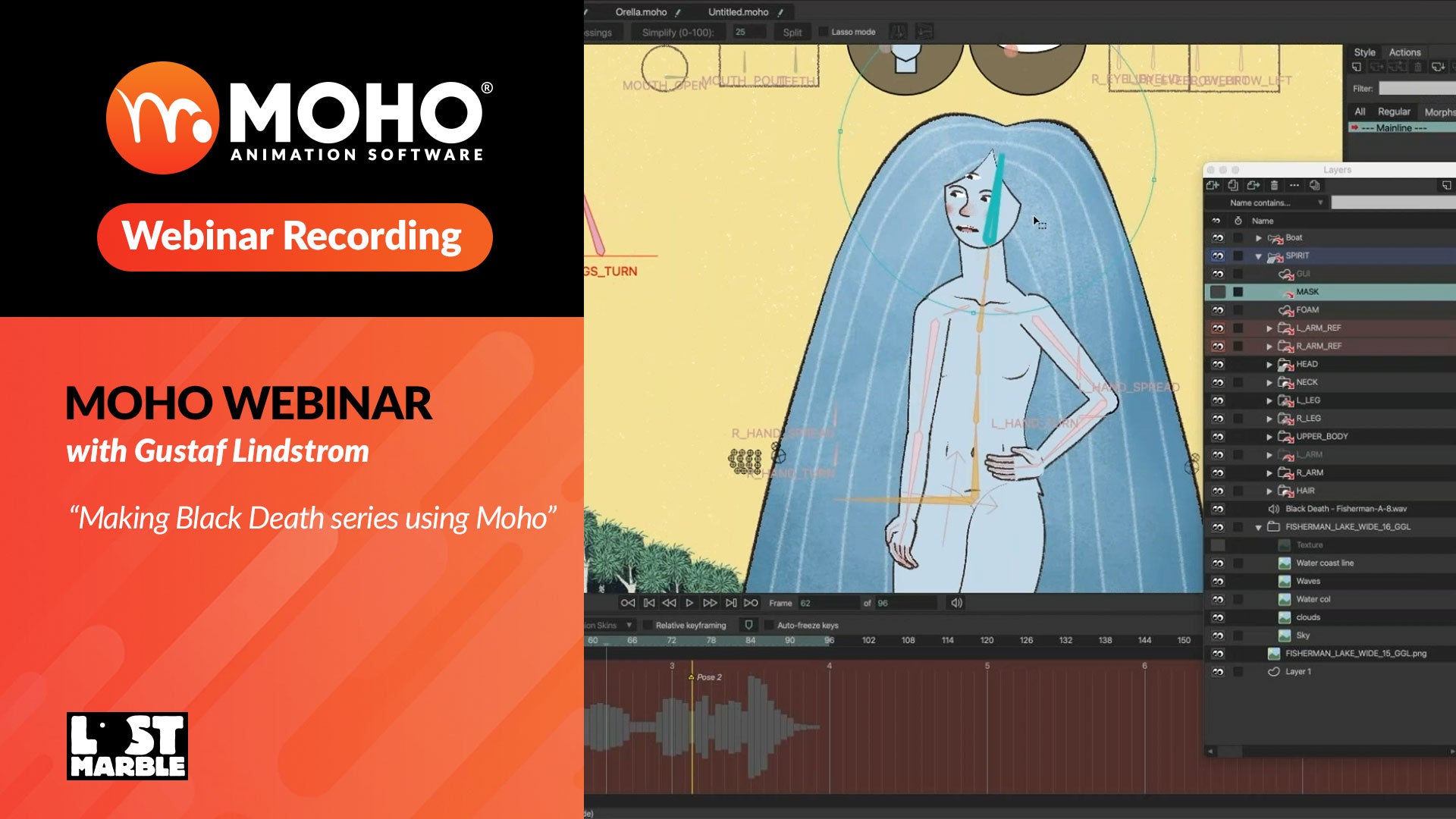 Webinar recording: Making Black Death series using Moho with Gustaf Lindstrom Render