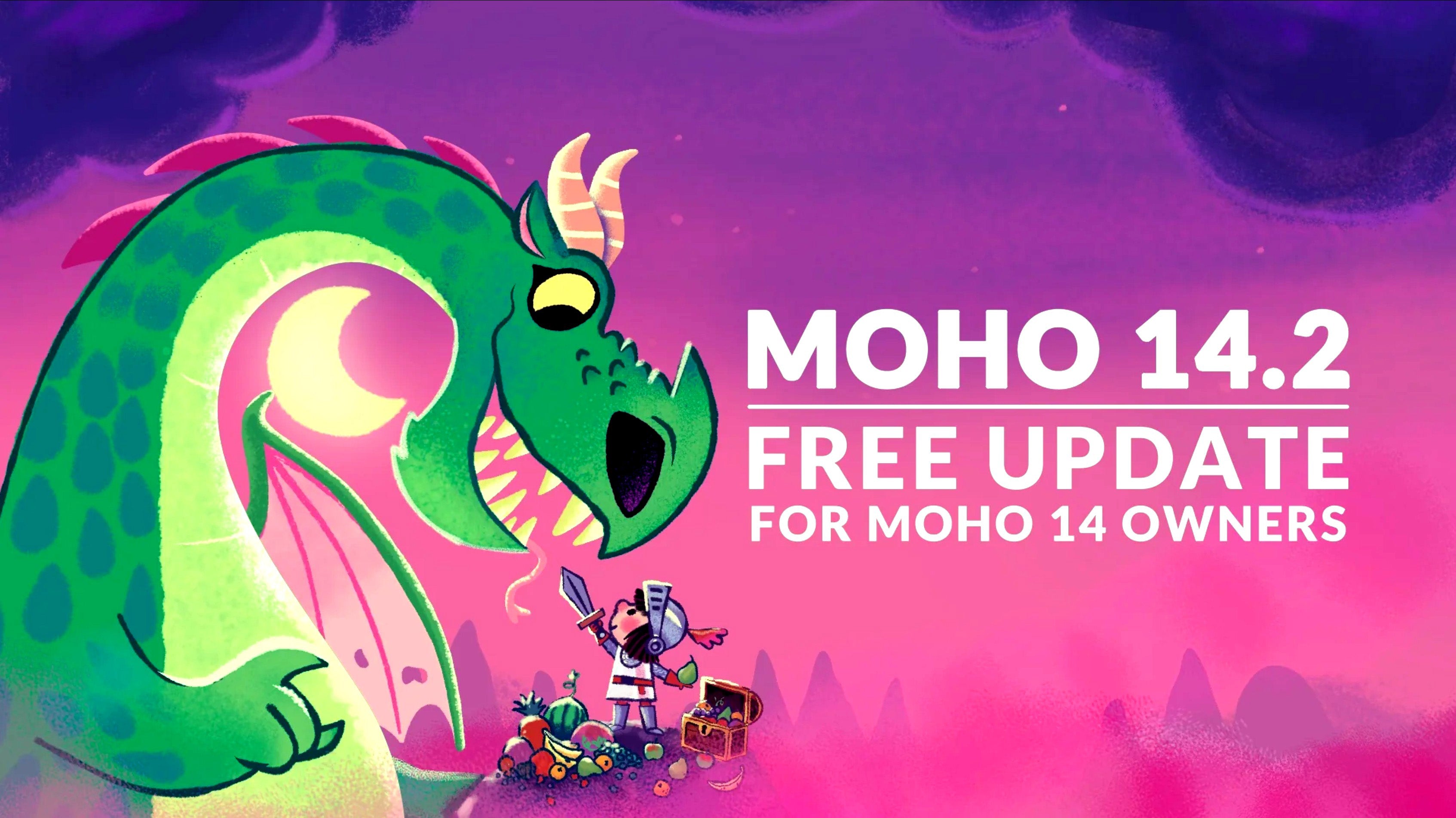 Moho 14.2 free update for moho 14 owners