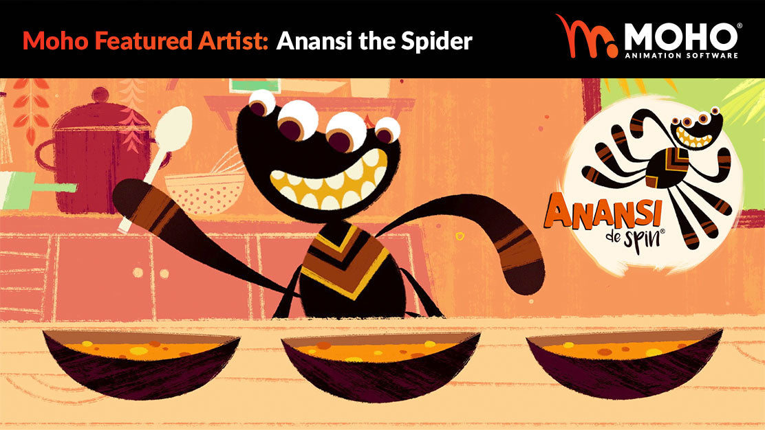 Moho Featured Artist: Anansi the Spider