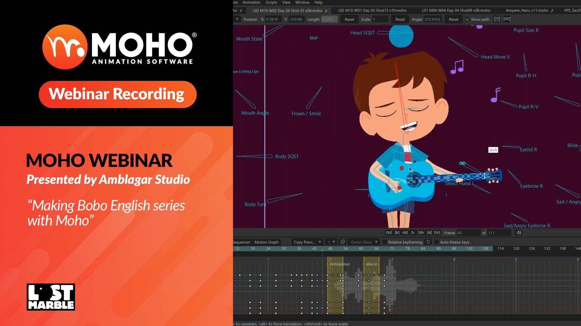 Webinar recording: Making Bobo English series with Moho presented by Amblagar Studio