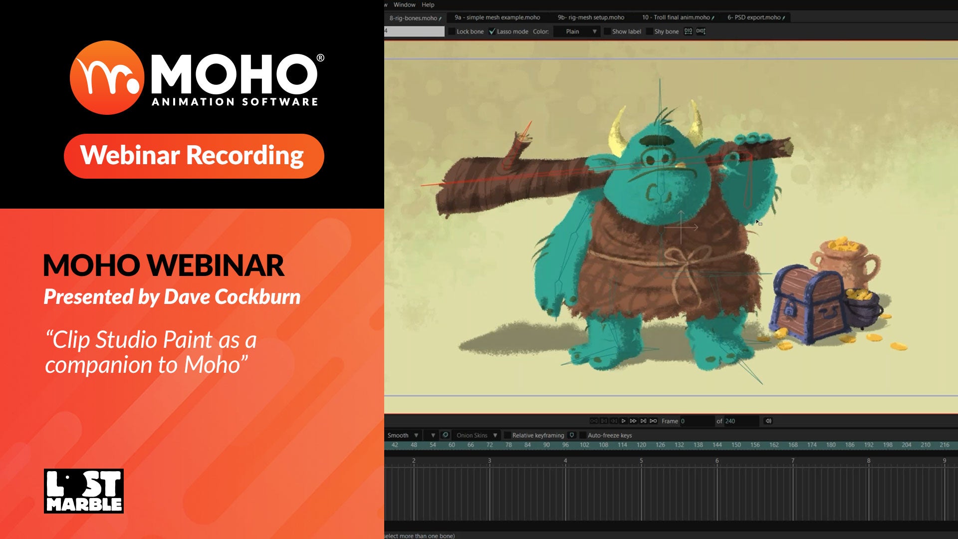 Webinar recording: Clip Studio Paint as a companion to Moho with Dave Cockburn