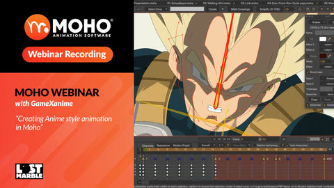 Webinar recording: Creating Anime style animation in Moho with GameXanime